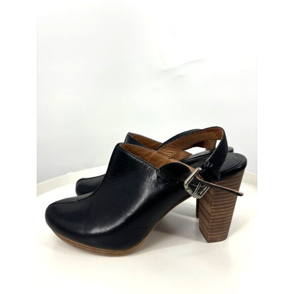 Madewell Black Platform High Heel Slingback Clogs 8.5 - Picture 3 of 4